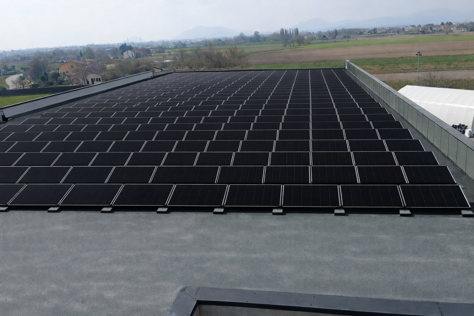 Realizzazione tetto fotovoltaico a Padova